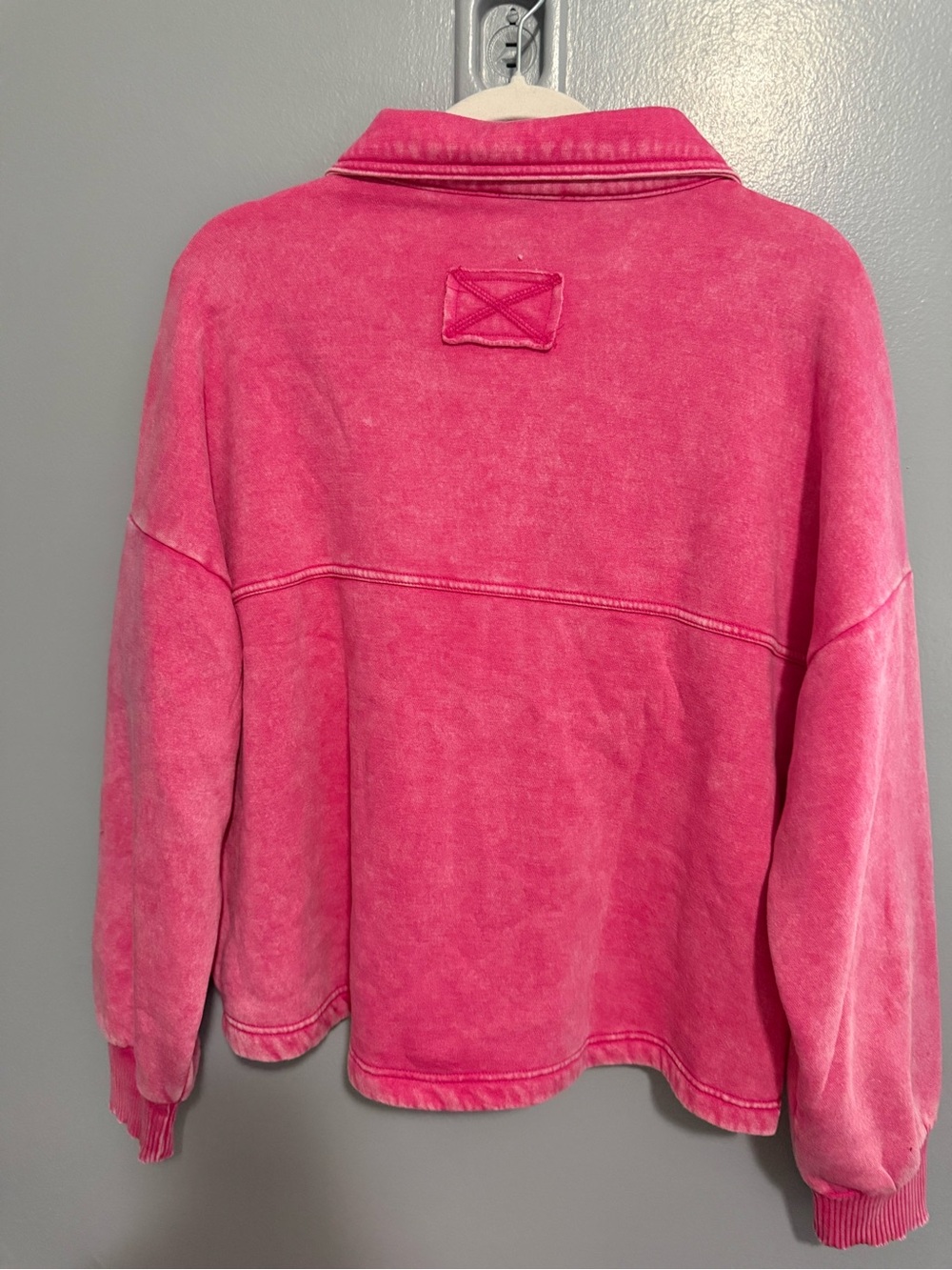 Zenana Washed Pink Shacket - Picture 3 of 6